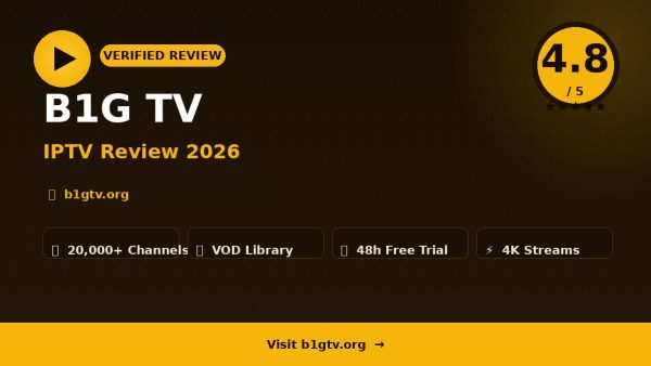 B1G TV Review (2026): Is It Worth It?