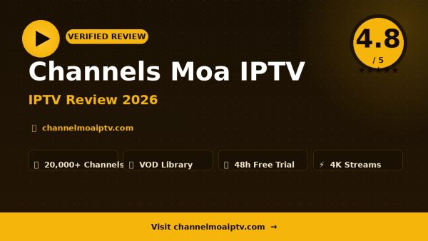 Channels Moa IPTV Review (2026): Is It Worth It?