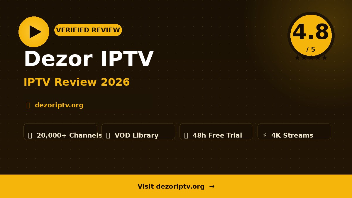 Dezor IPTV Review 2026
