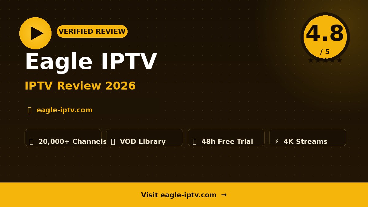 Eagle IPTV Review 2026