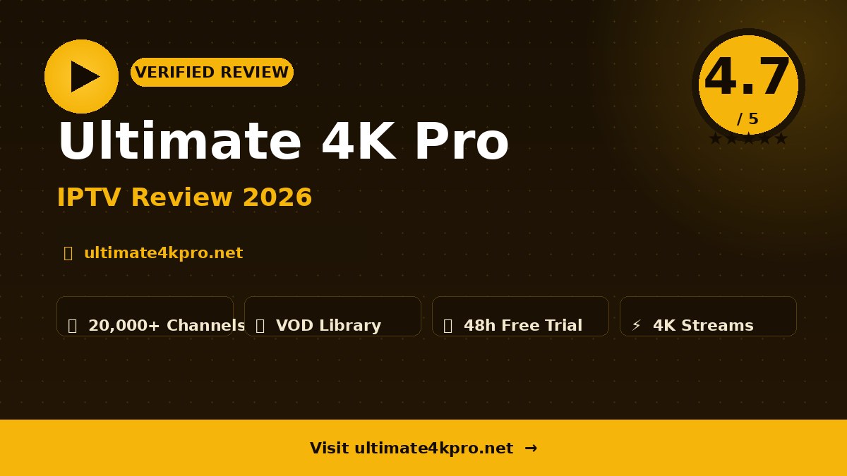 Ultimate 4K Pro Review 2026