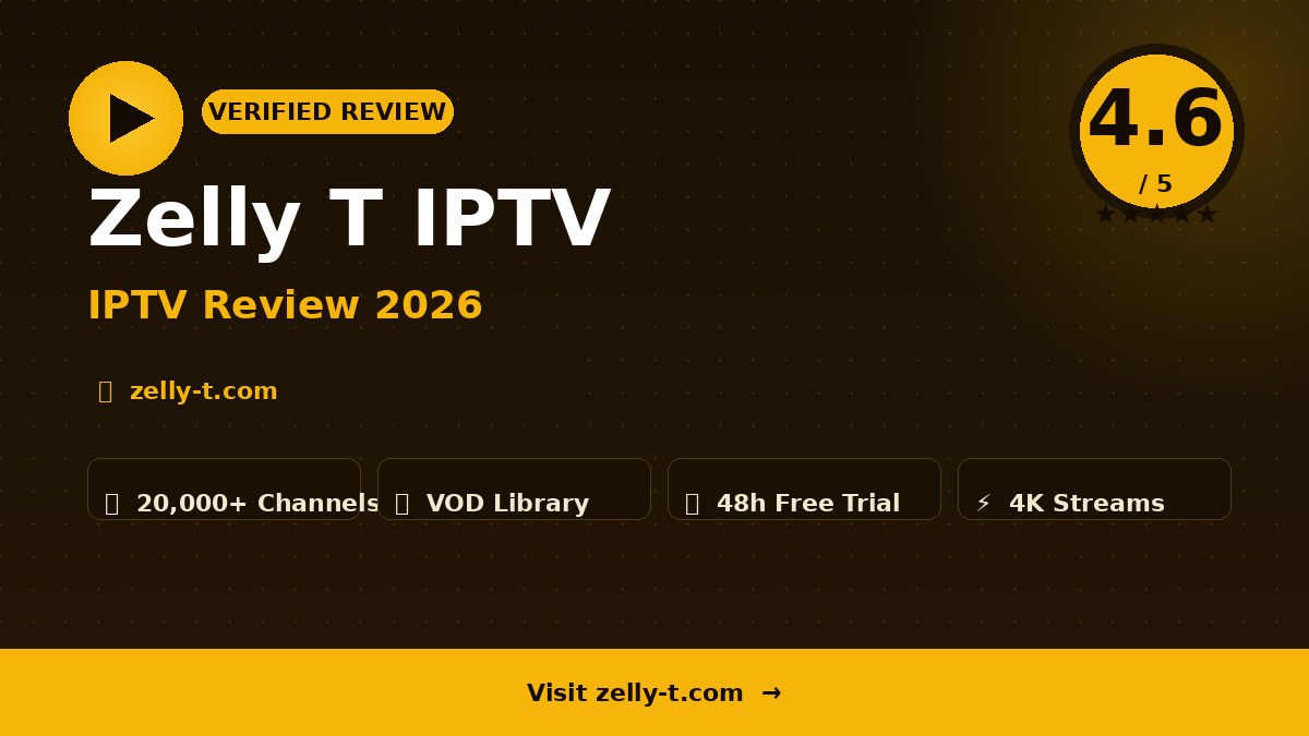 Zelly T IPTV Review 2026