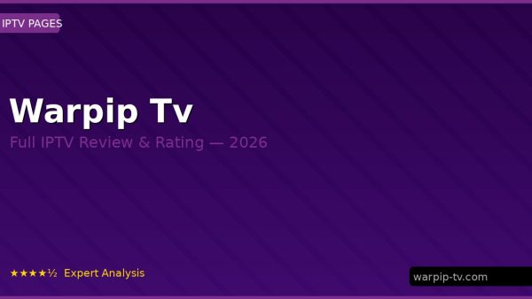 Warpip Tv Review 2026 — Channels, Pricing & Honest Rating